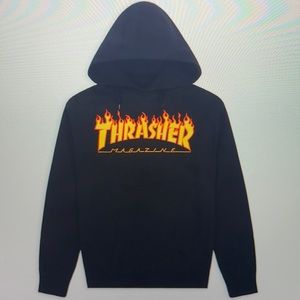 black thrasher hoodie